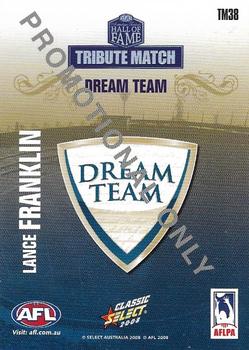 2008 Select AFL Classic - Promos #TM38 Lance Franklin Back